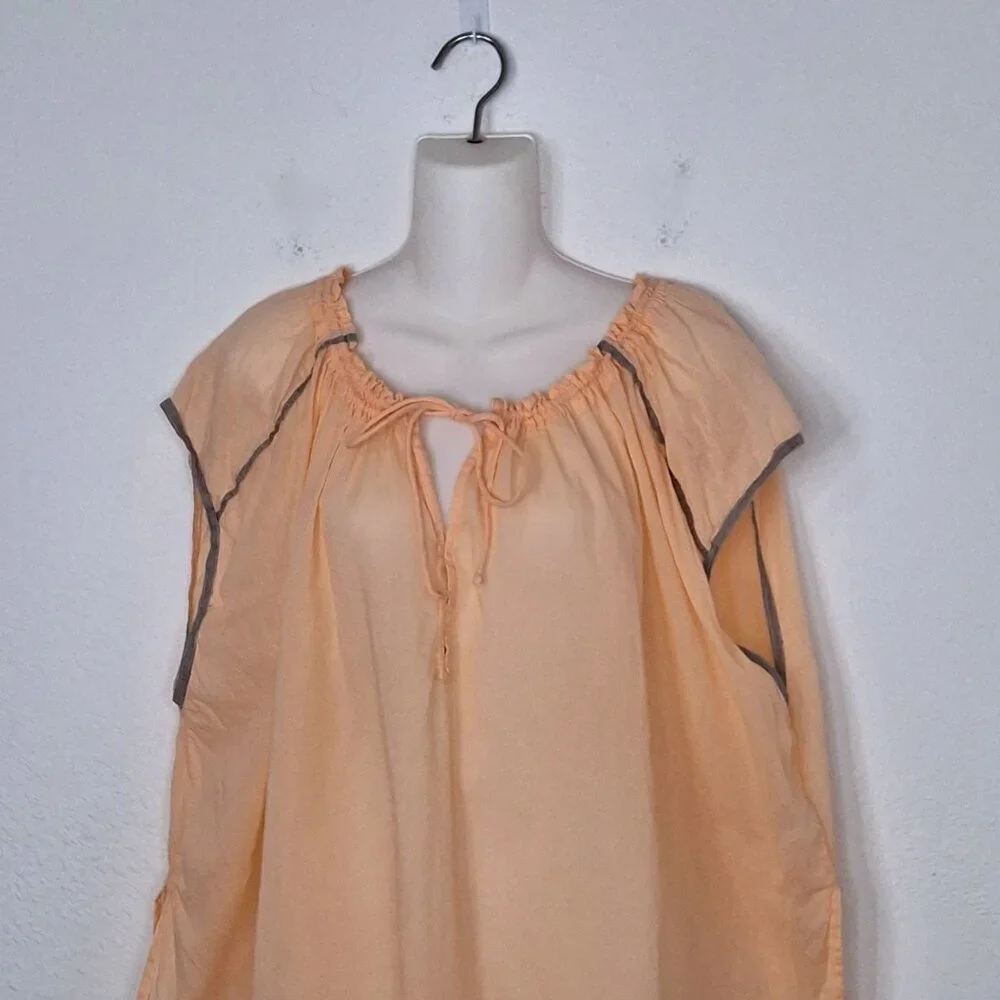 We The Free Tunic Sz XS Boxy Relaxed Cottagecore Boho Beach Cover Up